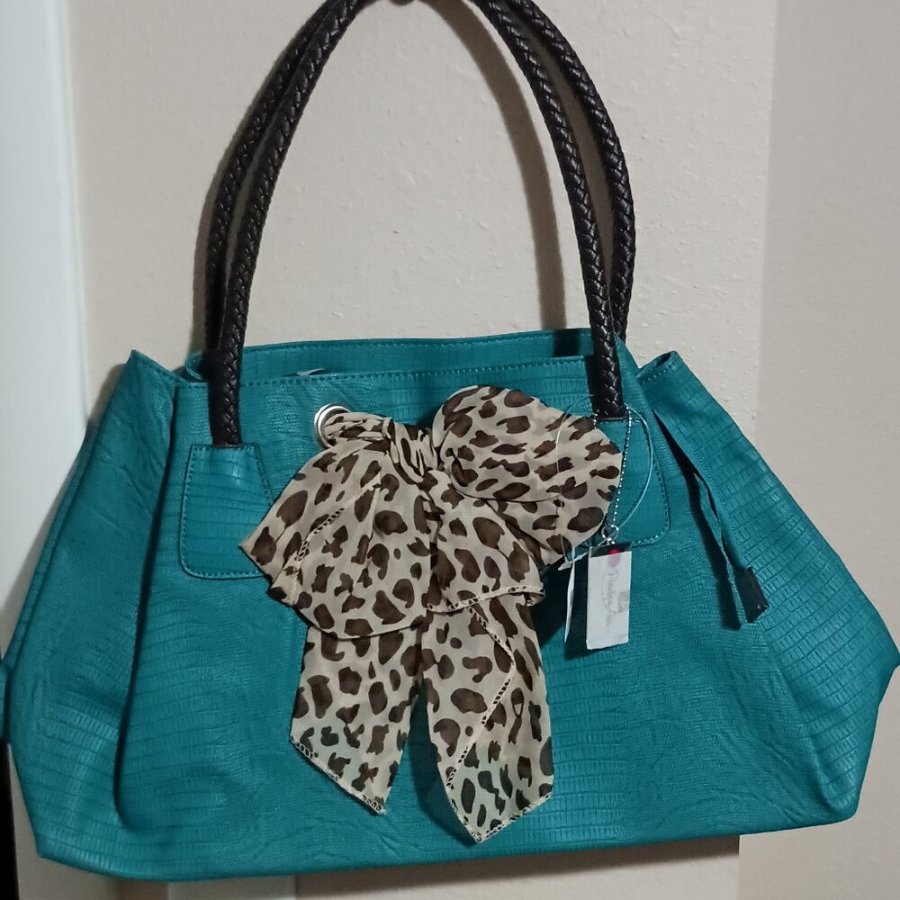 Penelope Ann Pretty Is As Pretty Does Turquoise Purse 69009 Brand New
